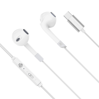 Product Handsfree Ακουστικά Kruger & Matz in-ear USB-C με μικρόφωνο C2 λευκά base image
