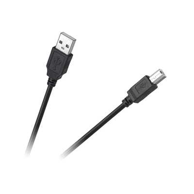 Product Καλώδιο USB εκτυπωτή-υπολογιστή 1.8m μαύρο base image
