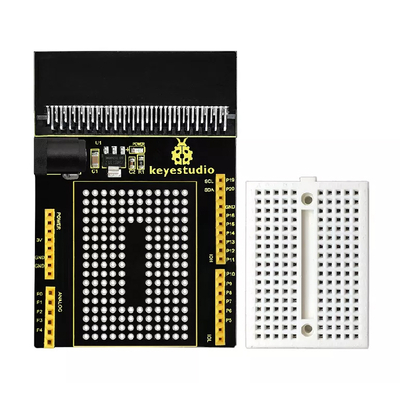 Product Μικροηλεκτρονικά Keyestudio Micro:bit prototyping shield V1 KS0292, με small breadboard base image