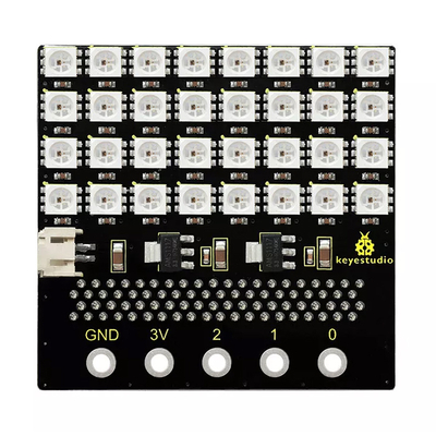 Product Μικροηλεκτρονικά Keyestudio SK6812 4x8 LED dot matrix shield KS0315 για Micro:bit base image