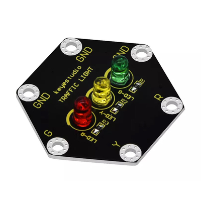 Product Μικροηλεκτρονικά Keyestudio honeycomb traffic light module KS0480 για Micro:bit base image