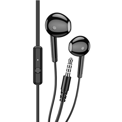 Product Handsfree Ακουστικά Kakusiga KSC-1301, 3.5mm, 14Mm, 1.1M, Μαύρα base image