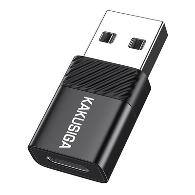 Product Αντάπτορας USB Kakusiga USB-C σε USB KSC-1407, 480Mbps, 60W, Μαύρος base image