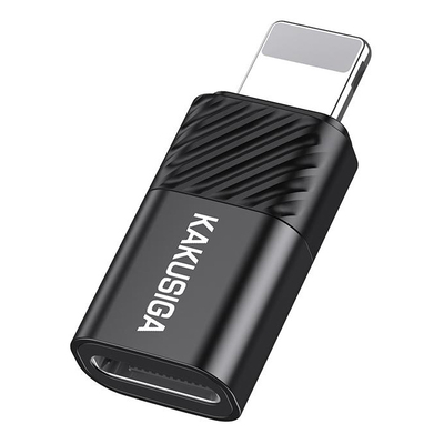 Product Αντάπτορας Lightning Kakusiga σε USB-C KSC-1408, 480Mbps, 2A, Μαύρος base image