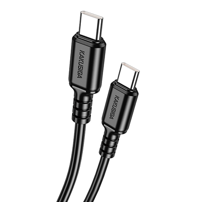 Product Καλώδιο USB-C Kakusiga σε USB-C KSC-982, 60W, 480Mbps, 1M, Μαύρο base image