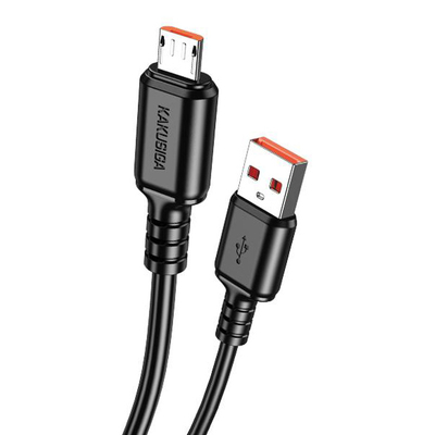 Product Καλώδιο Micro USB Kakusiga σε USB KSC-982, 3A, 480Mbps, 1M, Μαύρο base image