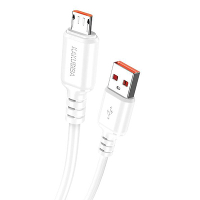 Product Καλώδιο Micro USB Kakusiga σε USB KSC-982, 3A, 480Mbps, 1M, Λευκό base image