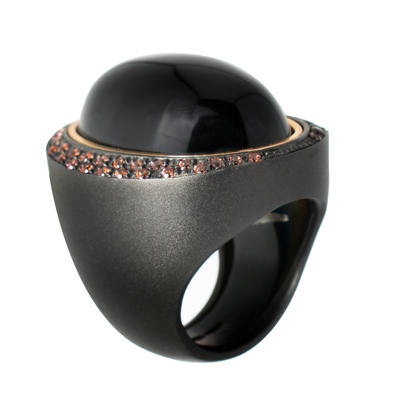 Product Γυναικείο Δαχτυλίδι Pesavento Ksgla006 (15-16-17) από Ασήμι Black base image