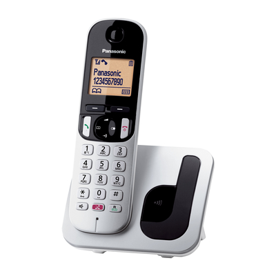 Product Ασύρματο Τηλέφωνο Panasonic KX-TGC250GRS Ασημί base image