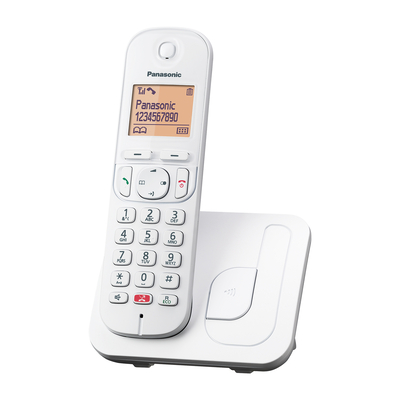Product Ασύρματο Τηλέφωνο Panasonic KX-TGC250GRW Λευκό base image