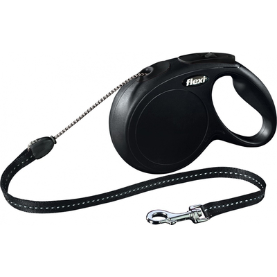 Product Λουράκι σκύλου Flexi New CLASSIC 8 m Black Πτυσσόμενο base image