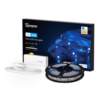 Product Ταινία LED Sonoff smart L3, RGB, Wi-Fi & Bluetooth, 5m base image