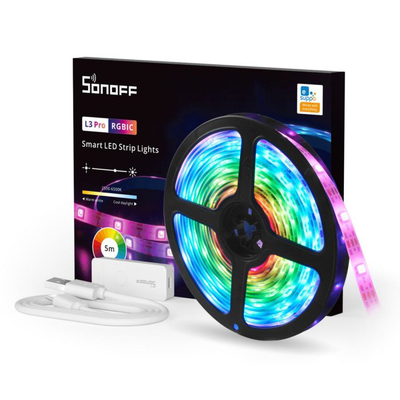 Product Ταινία LED Sonoff smart L3 Pro, RGBIC, αδιάβροχη, Wi-Fi & BT, 5m base image