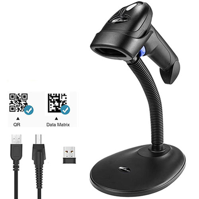 Product Barcode Scanner Netum 2,4G Wireless QR 2D SCANNER With STAND base image