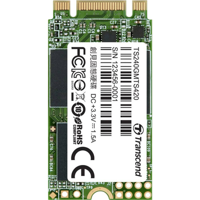 Product Σκληρός Δίσκος M.2 SSD 240GB Transcend MTS420S (2242) 3D NAND base image
