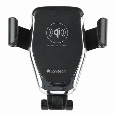 Product Βάση Κινητού Αυτοκινήτου Lamtech With QI Wireless Charger 10W base image