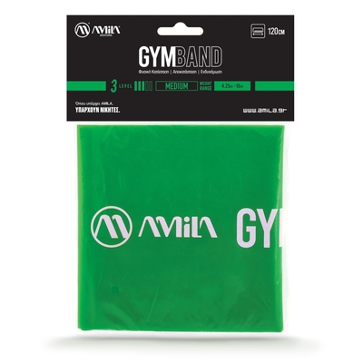 Product Λάστιχο Γυμναστικής Amila Gym Band 1,2m, Medium base image