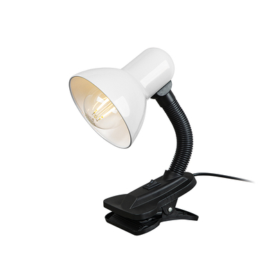 Product Φωτιστικό Γραφείου Blow LB-08 με κλιπ λευκό base image
