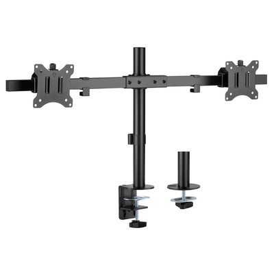 Product Βάση Monitor Brateck Γραφείου LDT57-C02 για 2 οθόνες 17"-32", έως 9kg ανά οθόνη base image