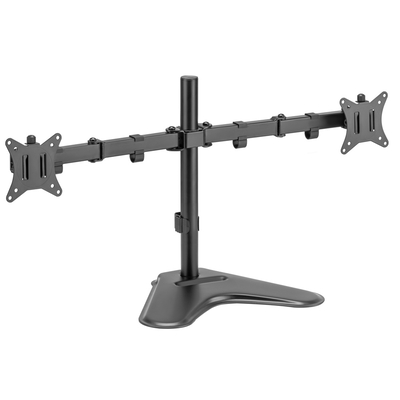 Product Βάση Monitor Brateck Γραφείου LDT66-T024 για 2 οθόνες 17"-32", έως 9kg ανά οθόνη base image