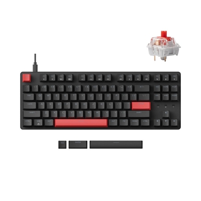 Product Πληκτρολόγιο Ενσύρματο Lemokey X1 QMK/VIA (X1-A1) Mechanical 80% Red Switch US Layout base image