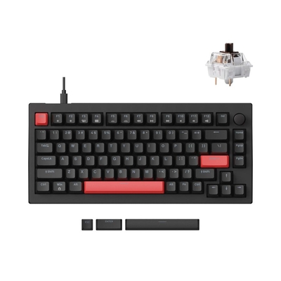 Product Πληκτρολόγιο Ενσύρματο Gaming Lemokey X4 QMK (X4-A3) Wired Mechanical 75% Brown Switch US Layout base image