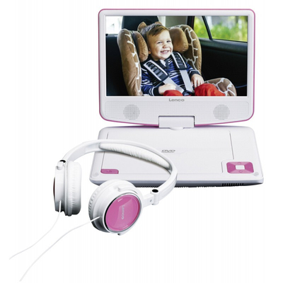 Product Φορητό DVD Player Lenco DVP-910 pink base image