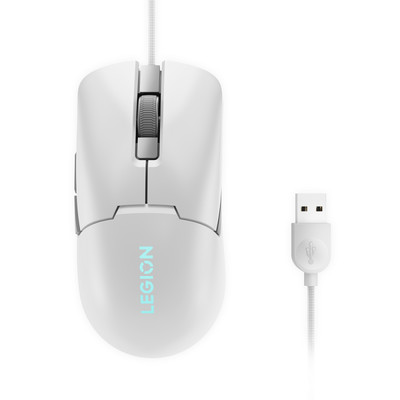 Product Ποντίκι Ενσύρματο Gaming Lenovo Legion M300s RGB White base image