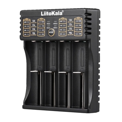 Product Φορτιστής Μπαταριών LiitoKala LII-402 για NiMH/CD, Li-Ion, IMR, 4 slots base image