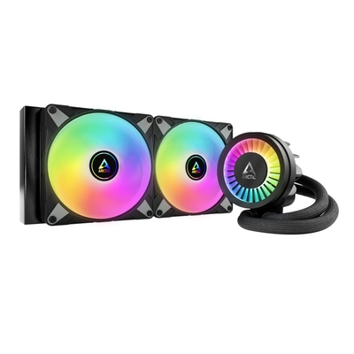 Product Ψύκτρα CPU Arctic Liquid Freezer III 280mm A-RGB Black AIO Water Cooler 2x P14 PWM PST A-RGB fan base image