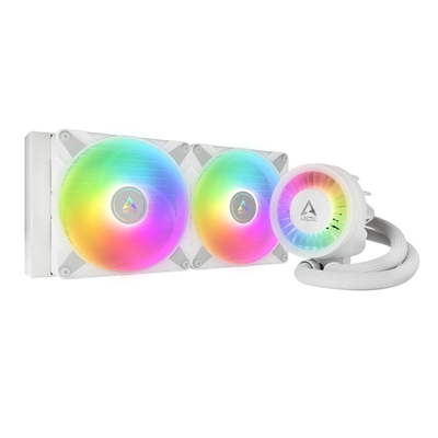 Product Ψύκτρα CPU Arctic Liquid Freezer III 280mm A-RGB White AIO Water Cooler 2x P14 PWM PST A-RGB fan base image