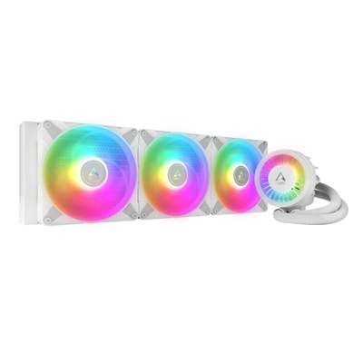 Product Ψύκτρα CPU Arctic Liquid Freezer III 420mm A-RGB White AIO Water Cooler 3x P14 PWM PST A-RGB fan base image