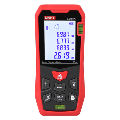 Product Μέτρο Laser Uni-T LM50A, m/ft/in, 50m base image