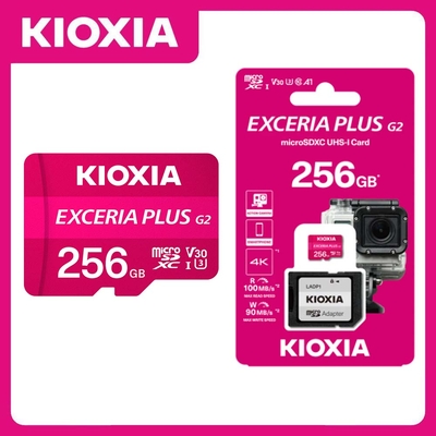 Product Κάρτα Μνήμης MicroSD 256Gb Kioxia 4K Sd Exceria Plus Uhs I U3 With Adapter base image