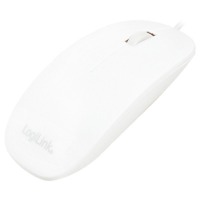 Product Ποντίκι Ενσύρματο Logilink USB Optical Scroll White base image