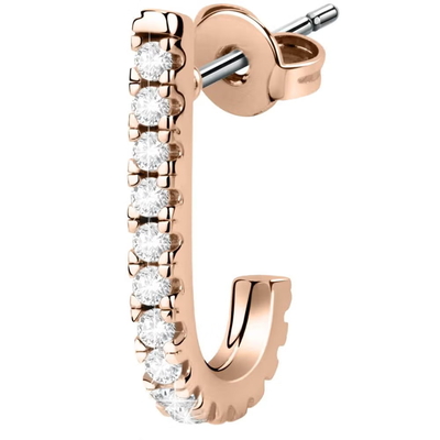 Product Γυναικεία Σκουλαρίκια La Petite Story Lps02Arq149 (1,5cm) από Ατσάλι Pink base image