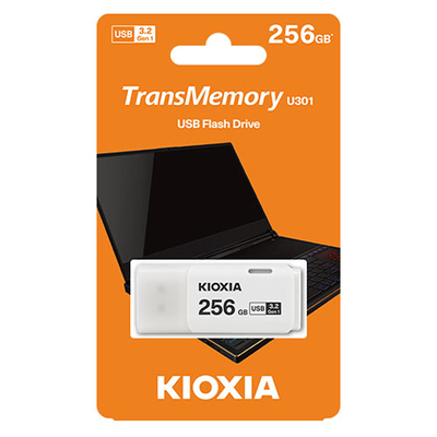 Product USB Flash 256GB Kioxia 3.2 HAYABUSA WHITE U301 base image