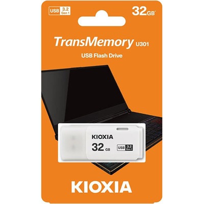 Product USB Flash 32GB Kioxia 3.2 HAYABUSA WHITE U301 base image