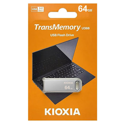 Product USB Flash 4GB Kioxia METAL 3.2 GEN.1 64GB base image