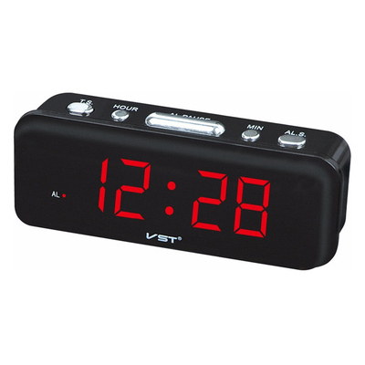 Product Ψηφιακό ρολόι με ξυπνητήρι VST-738, επιτραπέζιο, μαύρο base image