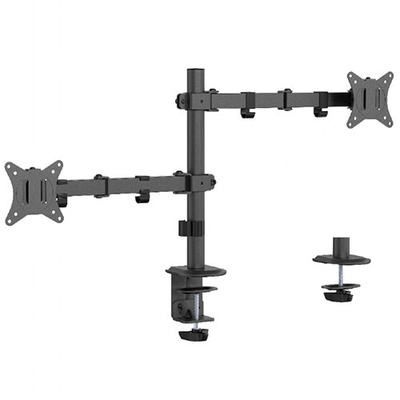 Product Βάση Monitor Gembird Adjustable DESK DOUBLE ARM 17'-32' base image