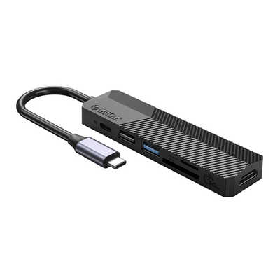 Product Docking Station Orico MDK-6P, HDMI/USB-C/2x USB/SD & TF, 55W, 4K, μαύρο base image