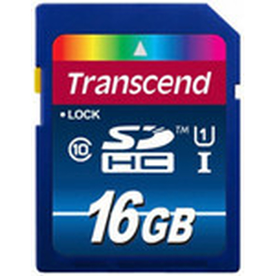 Product Κάρτα Μνήμης SDHC 16GB Transcend 20/45 Cl.10SDHC UHSI Prem base image