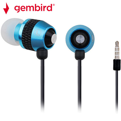 Product Handsfree Ακουστικά Gembird METAL EARPHONES With Microphone base image