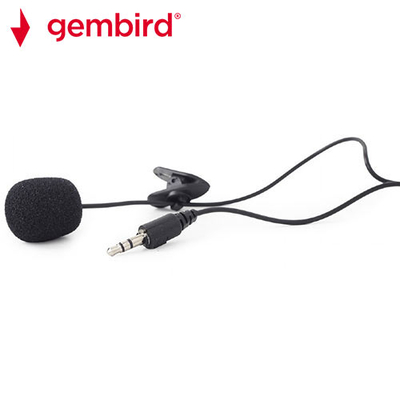 Product Μικρόφωνο Gembird CLIP-ON 3,5mm Black base image