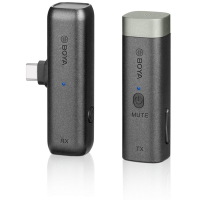 Product Επαγγελματικό Μικρόφωνο BOYA BY-WM3U wireless 2.4Ghz Wireless mic System, for UsB type-C, 3.5mmTRS. TRRS base image