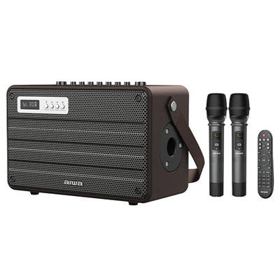 Product Karaoke Aiwa BT 5.0 TWS DSP ENIGMA LITE RMS 100W BROWN base image