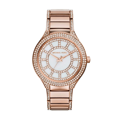 Product Γυναικείο Ρολόι Michael Kors Mk3313 (37mm) Μεταλλικό Μπρασελέ Ροζ Χρυσό base image