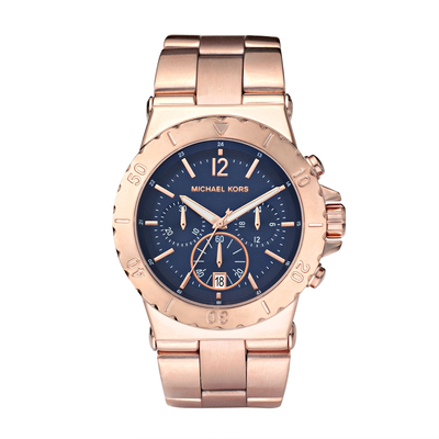 Product Ανδρικό Ρολόι Michael Kors Mk5410 (44mm) Μεταλλικό Μπρασελέ Ροζ base image
