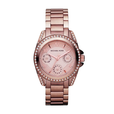 Product Γυναικείο Ρολόι Michael Kors Mk5613 (34mm) Μεταλλικό Μπρασελέ Ροζ Χρυσό base image
